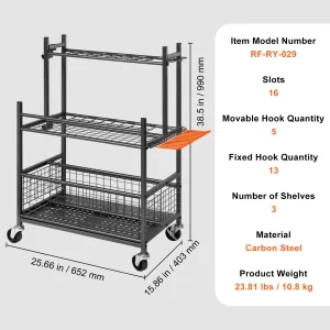 Garden Tool Organizer Yard Tool Tower Rack